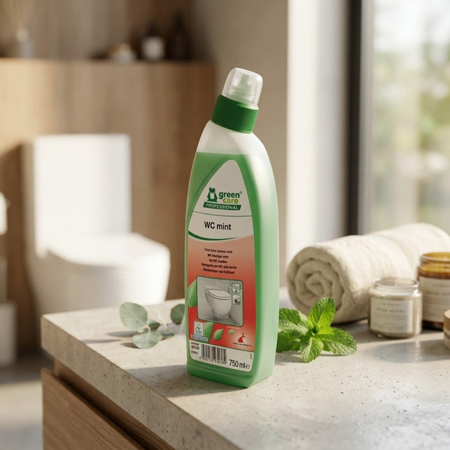 IA - Gel WC Menthe Green Care – Écolabel – Propreté & Fraîcheur – 750ml – Lot de 2