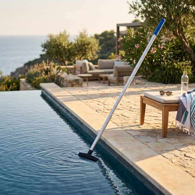 IA - Grattoir sols-vitres aluminium lame 10cm et manche 120cm