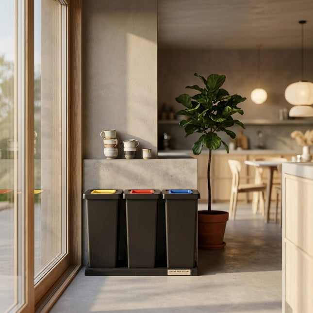IA - Kit complet tri sélectif FIT 3x50L avec socle