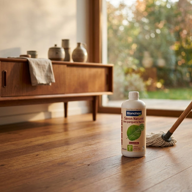IA - Blanchon - Savon Naturel pour Parquets Huilés - 1L