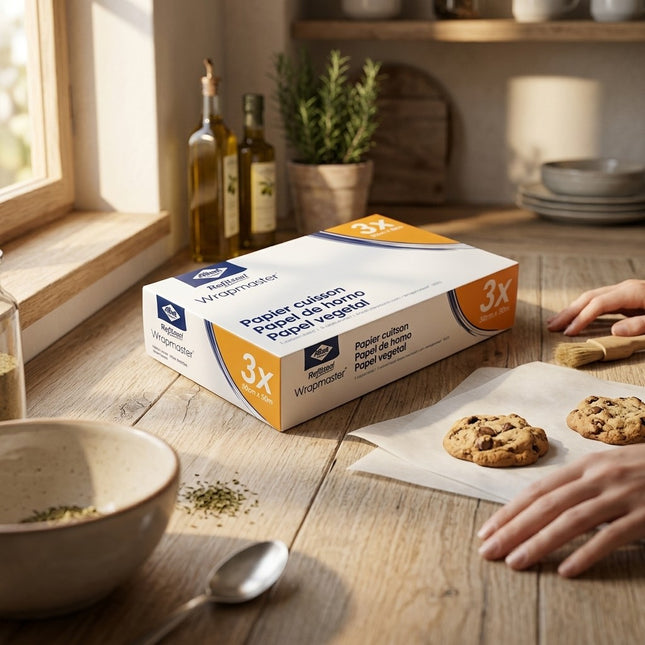 IA - Papier cuisson Wrapmaster 30cm x 50m - Carton de 3 rouleaux