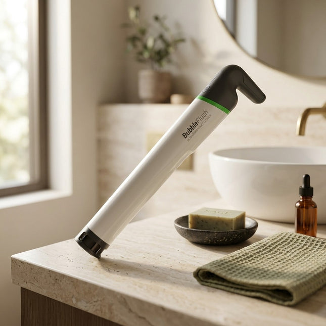 IA - BubbleFlush - Nettoyeur WC Ultrason sans produit chimique