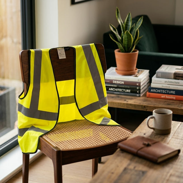 IA - Gilet haute visibilité bandes réflechissantes