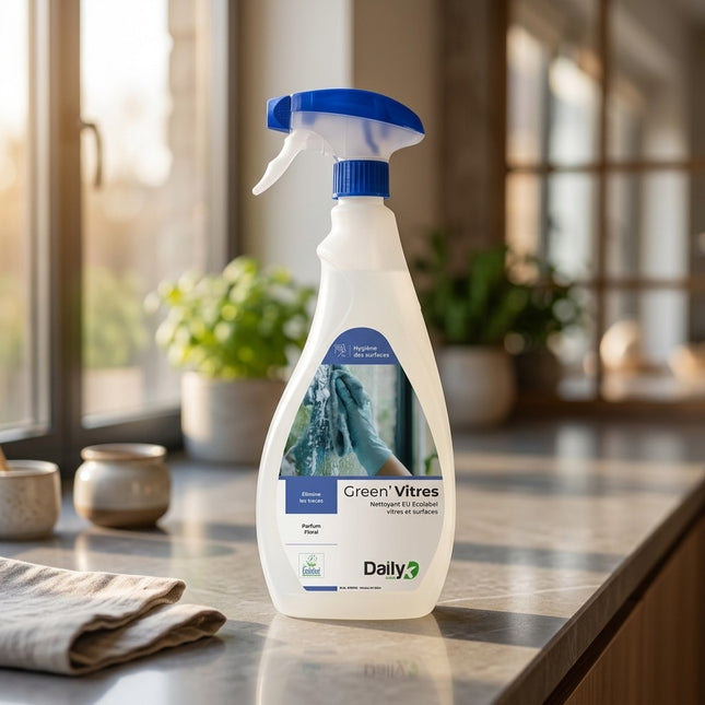 IA - Nettoyant vitres & surfaces écolabel GREEN'VITRES DAILYK - Spray 750ml