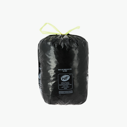 Sac Poubelle noir - 30L (20 pcs)