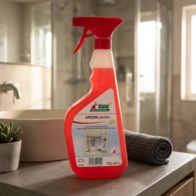 IA - Tana Professional APESIN SAN FIZZ – Spray Détartrant Désinfectant – Nettoyage Sanitaires – 750 ml