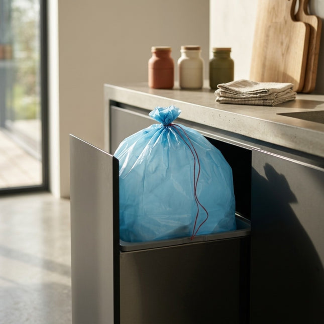 IA - Sac Poubelle 110L Bleu 30µ - 700x1050mm - Carton de 200