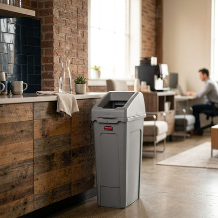 IA - Rubbermaid - Station de Recyclage Slim Jim 87L Kit
