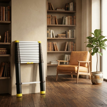 IA - Echelle télescopique BAMBOO 11 échelons 77/320cm et stabilisateur