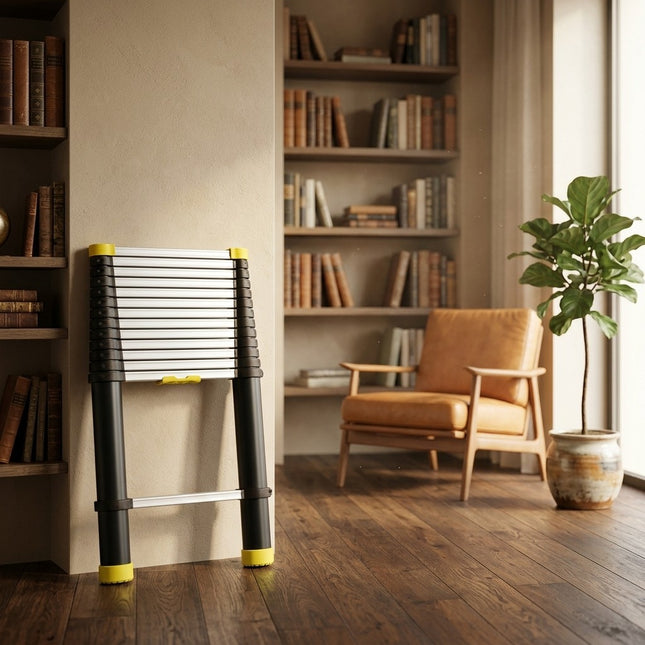 IA - Echelle télescopique BAMBOO 11 échelons 77/320cm et stabilisateur
