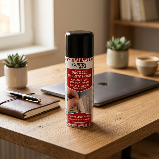 IA - Aérosol pour décoller les étiquettes et colle QUICK TECH - 400ml