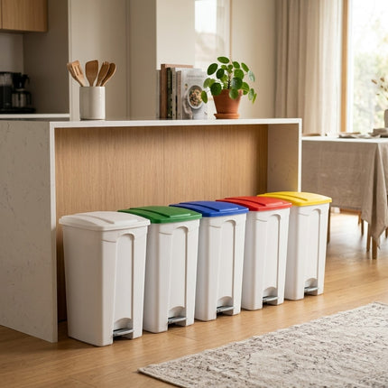 IA - Poubelle à pédale 50L professionnelle conforme HACCP