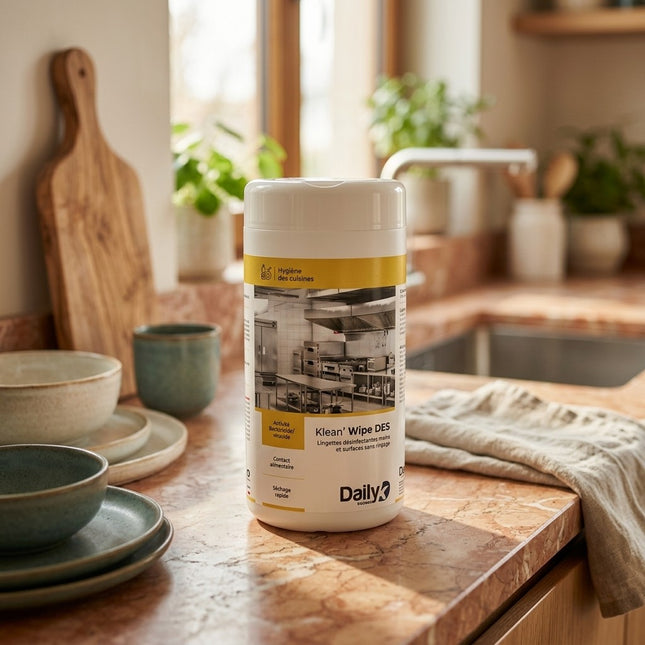 IA - DailyK Lingettes Désinfectantes Professionnelles - 200