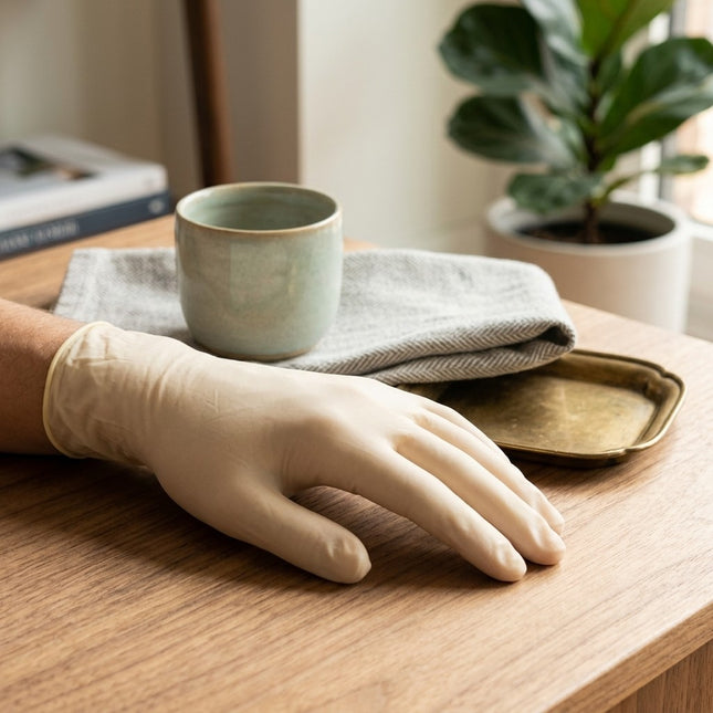 IA - Gant latex non poudré AQL 1,5 (SàXL) - Boîte de 100