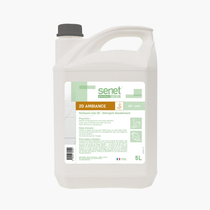 Détergent surodorant SENET 2D - Nettoyant sans rinçage 5L