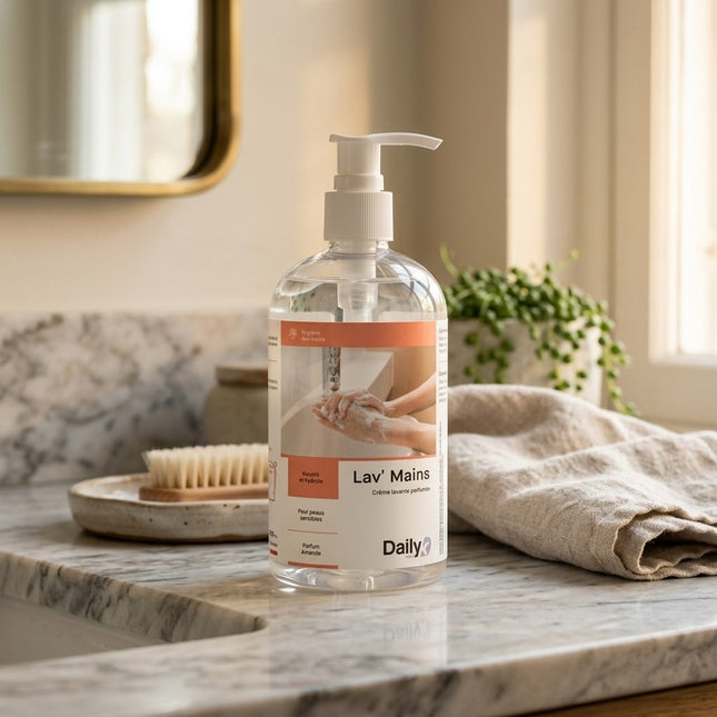 IA - Crème lavante parfum amande LAV'MAINS DAILYK START-Flacon pompe 500ml