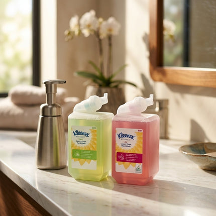 IA - Savon Mousse Kleenex Botanics Luxury - 6 Cartouches 1L
