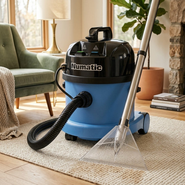 IA - Numatic CT370 Injecteur-Extracteur 4-en-1 – Nettoyage Moquettes & Sols – Eau & Poussières