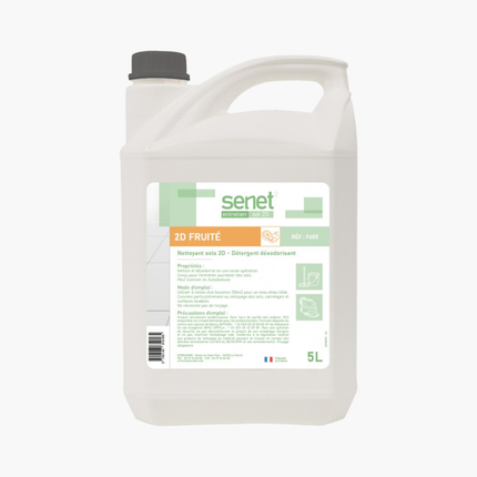 Détergent surodorant SENET 2D - Nettoyant sans rinçage 5L
