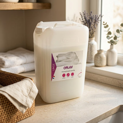 IA - ASSOUPLISSANT TEXTILE liquide ORLAV - 0202 - Bidon de 20L