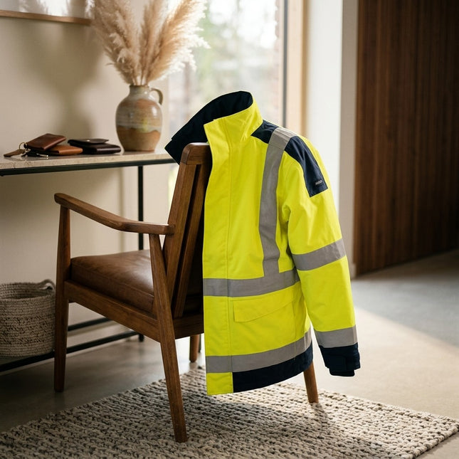 IA - Delta Plus - Parka Haute Visibilité Classe 3 Imperméable