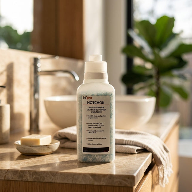 IA - Déboucheur Poudre Exothermique 500 ml – Action Immédiate Canalisations – Bouchon Doseur