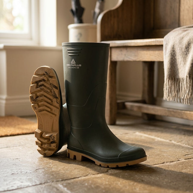 IA - Botte de travail GROUND  / Imperméable / Vert (37à46)