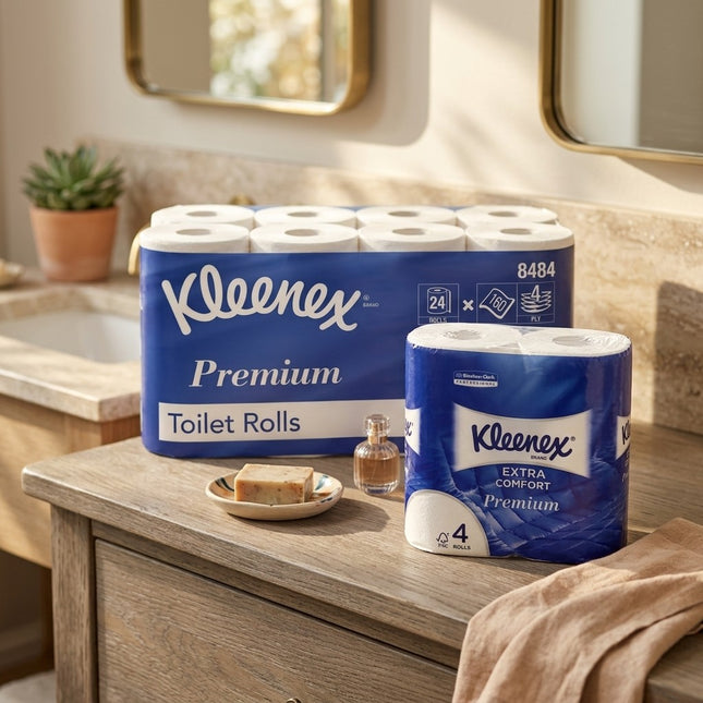 IA - Kleenex Premium - Papier Hygiénique 4 plis - 24 Rouleaux