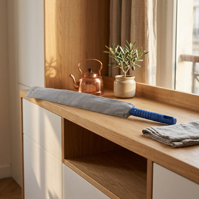 IA - Lame flexible de dépoussiérage avec manchon microfibre