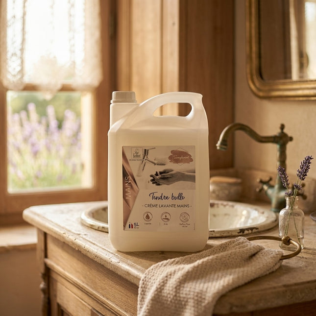 IA - Simplement Crème Lavante Mains Fleur de Lin - Bidon 5L