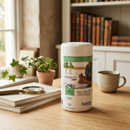 IA - DailyK Lingettes Désinfectantes Virucides - Boîte de 100