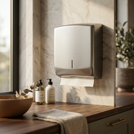 IA - Distributeur essuie-mains pliés INOX Brossé