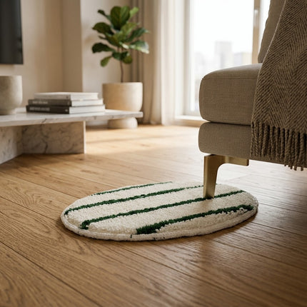 IA - Disque coton bonnette rayures vertes Ø432mm