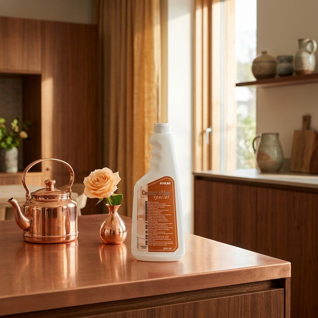 IA - COLAB COPPER SHINE Nettoyant Cuivre & Métaux – Fait Briller & Rénove – Flacon 500ml