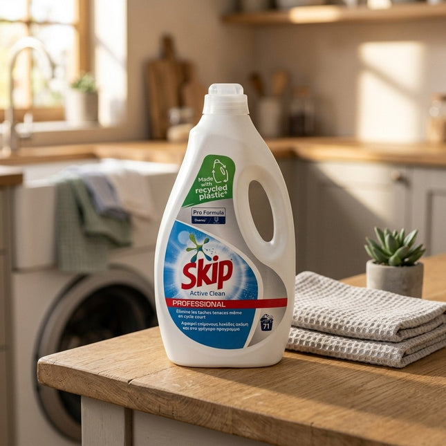 IA - Lessive liquide tous textiles SKIP ACTIVE CLEAN - Bidon 5L