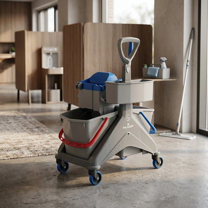 IA - Chariot ONEFRED 2x15 lt avec timon latéral et presse Boost