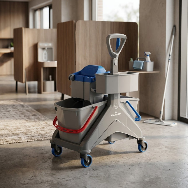 IA - Chariot ONEFRED 2x15 lt avec timon latéral et presse Boost