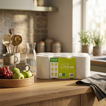 IA - Essuie-tout lisse blanc Ecolabel FORLISS 450 Dailyk Green