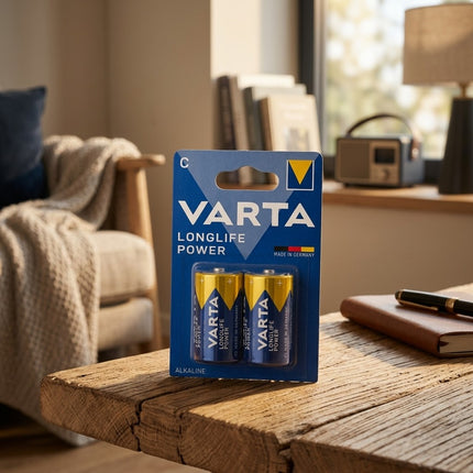 IA - Varta - Piles Alcalines LR14 Longlife Power - Pack de 2