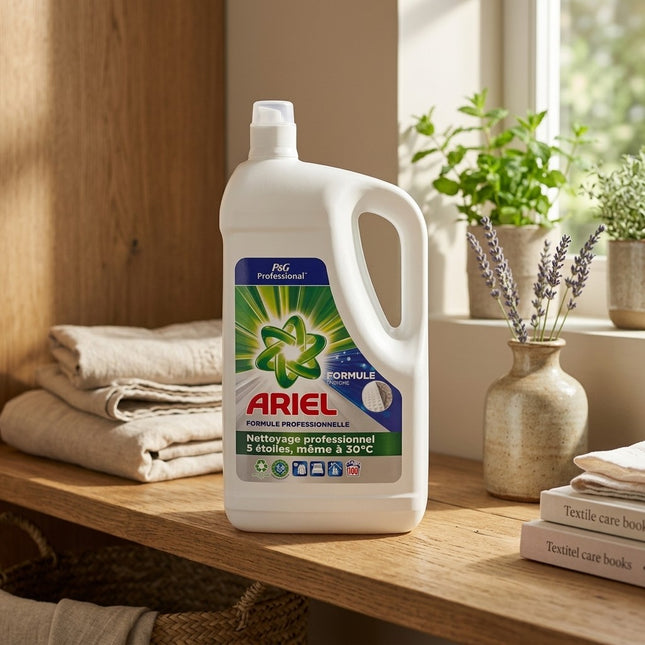 IA - ARIEL Professional Lessive Liquide – 110 Doses – Nettoyage Puissant – Bidon 5L