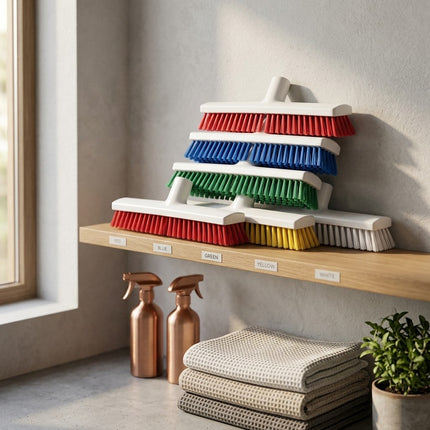 IA - Frottoir 30cm polyester dur monture PP gamme alimentaire