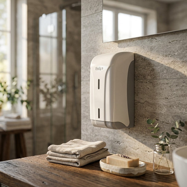 IA - Distributeur pour 200 fts à dévidage central ABS blanc DAILYK