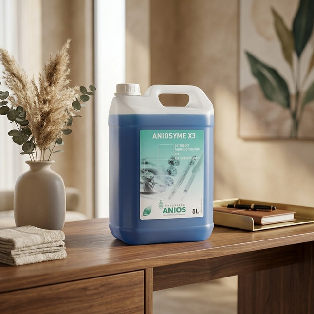 IA - ANIOSYME X3 Détergent Pré-Désinfectant Instrumentation – Nettoyage & Pré-Désinfection – 5L