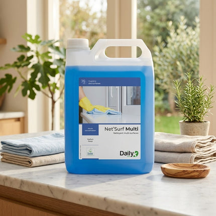 IA - Détergent multi surface écolabel NET'SURF MULTI DAILYK GREEN-Bidon 5L
