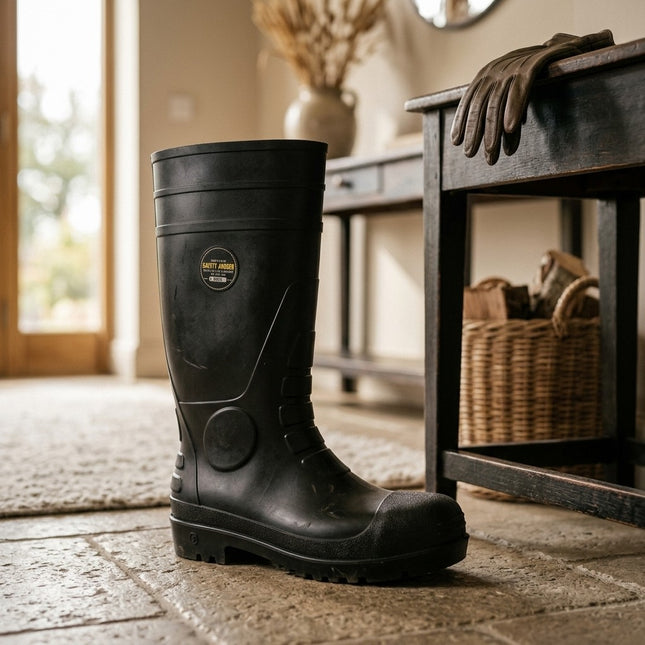 IA - Botte de sécurité imperméable HERCULES / S5 / Noire (36à47)