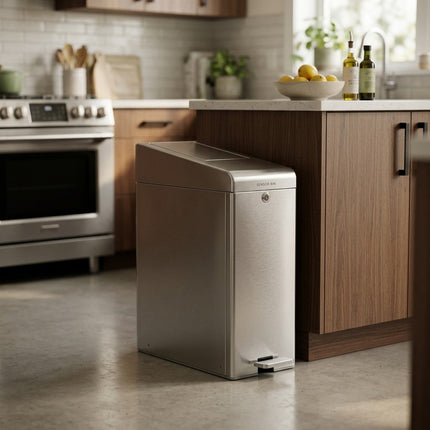 IA - Medial International - Poubelle hygiène féminine 45L inox