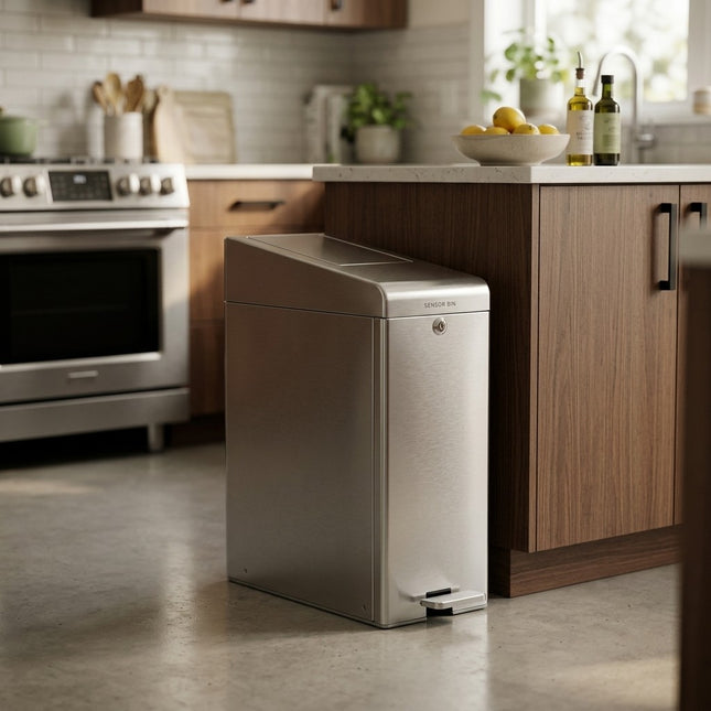 IA - Medial International - Poubelle hygiène féminine 45L inox