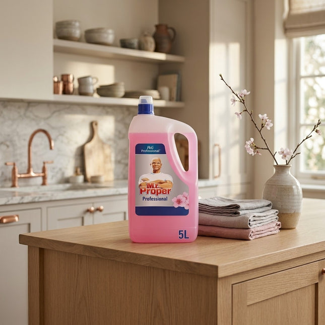 IA - MR PROPRE Professionnel Nettoyant Multi-Usages Fleur de Cerisier – Sols & Surfaces – Bidon 5L