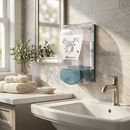 IA - Distributeur 1l blanc lavage antimicrobien cartouche OXYBAC