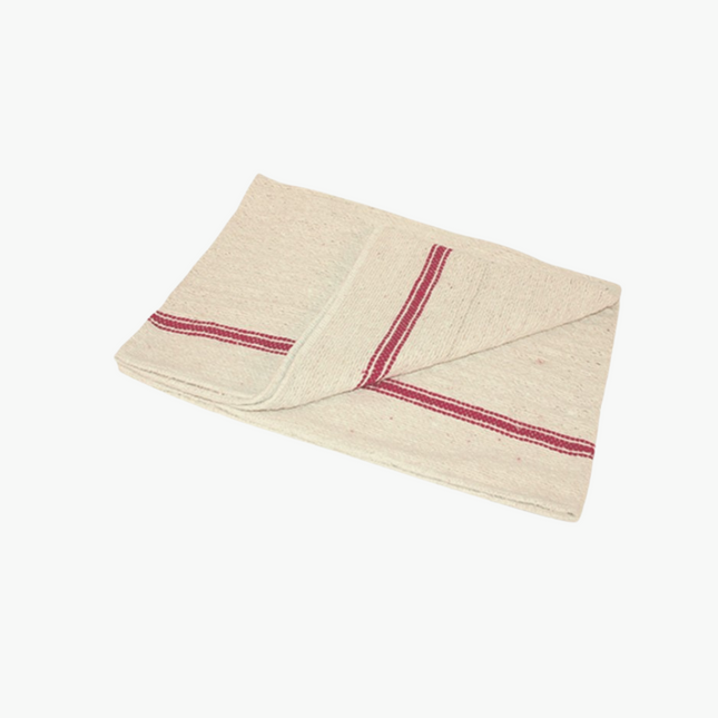 Serpillère simple tissée gaufrée écrue